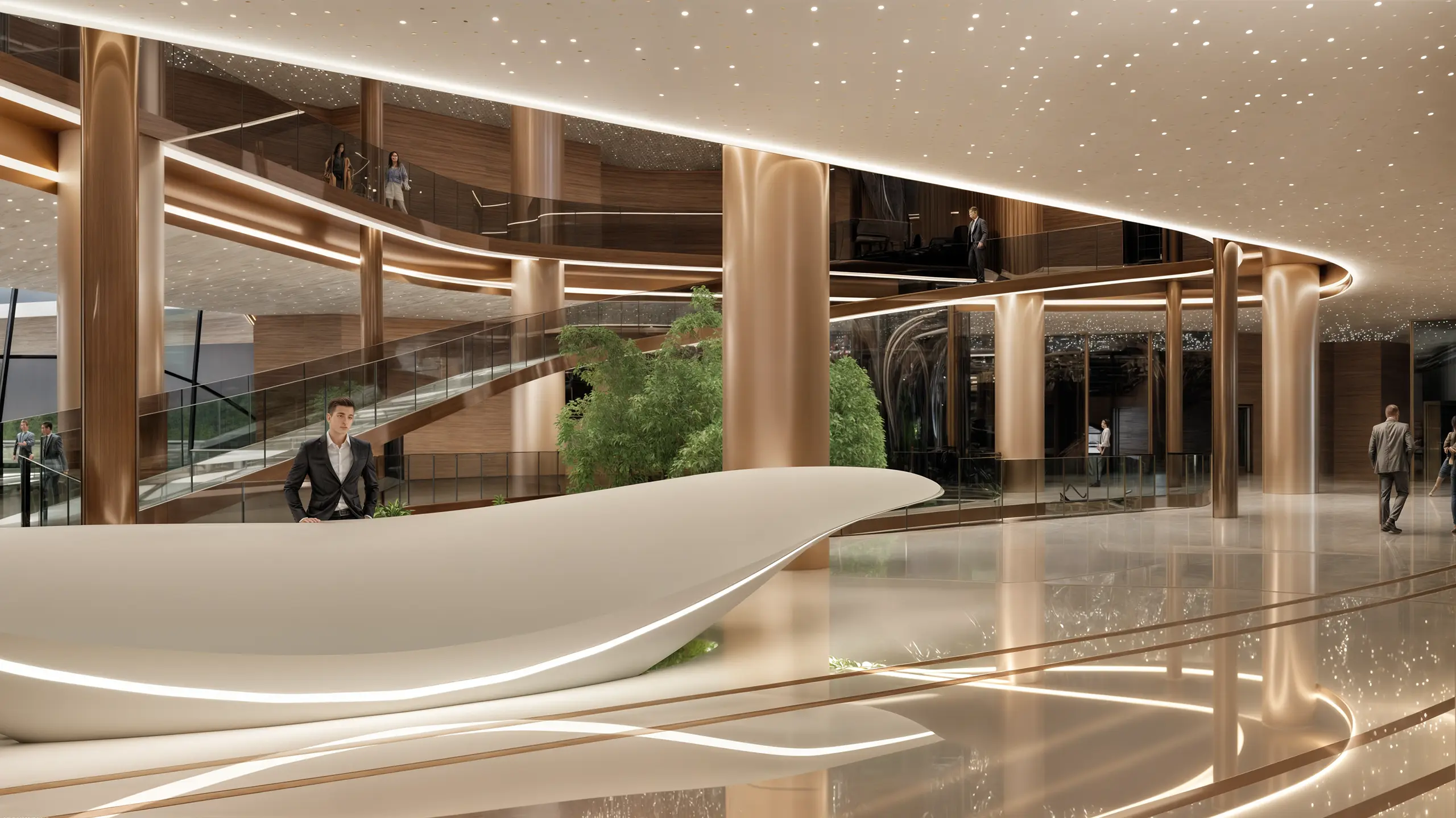 Modern Arabic Calligraphy in Architecture, Revolutionary Mall Design Vision 2030
